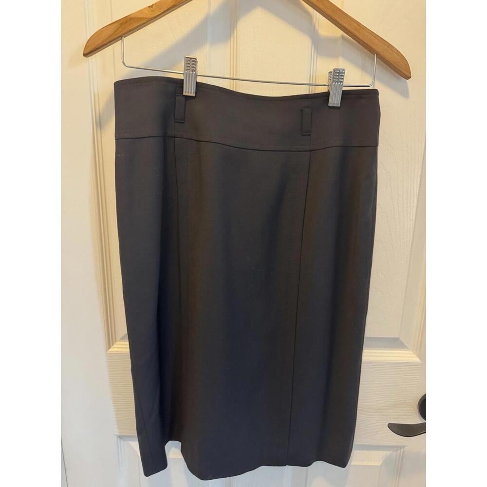 Talbots Women's Stretch Knee Length Skirt, Size 6, straight Fit, Blue‎